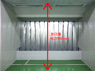 油簾柜TB-36-23B 開口的高度